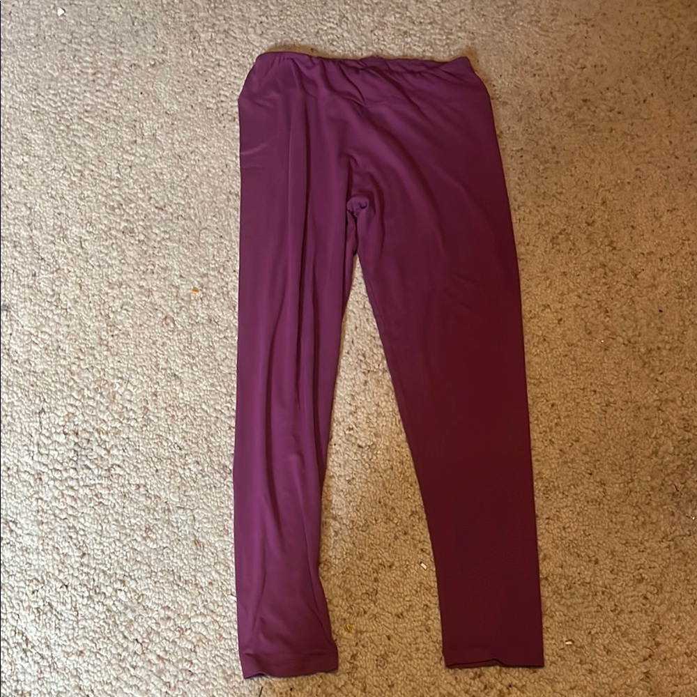 LuLaRoe Purple Leggings Soft Stretchy Fit
